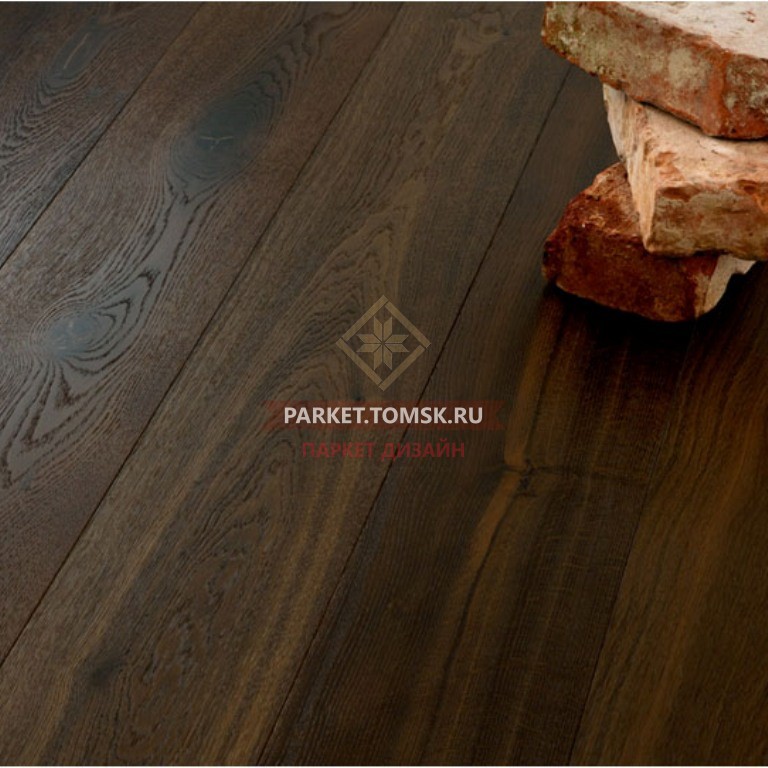 Паркетная доска Karelia Oak Story Smoked Docklands Brown Pf188